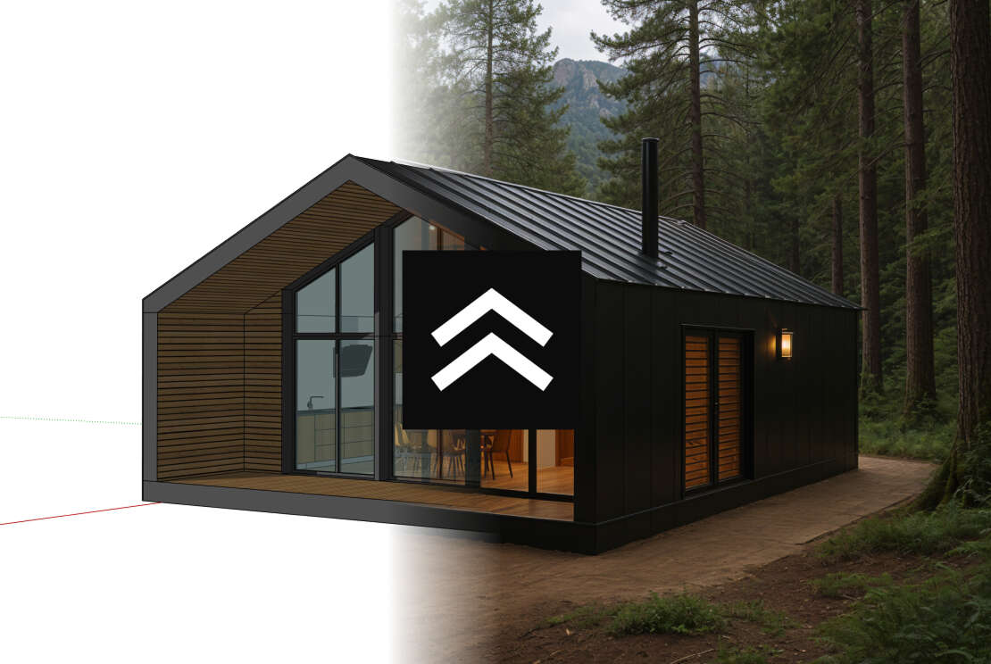 Render a House — de SketchUp a render fotorrealista